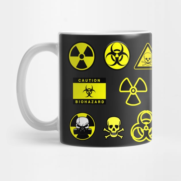 Biohazard warnings by  The best hard hat stickers 